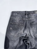 Natural black oversized jeans