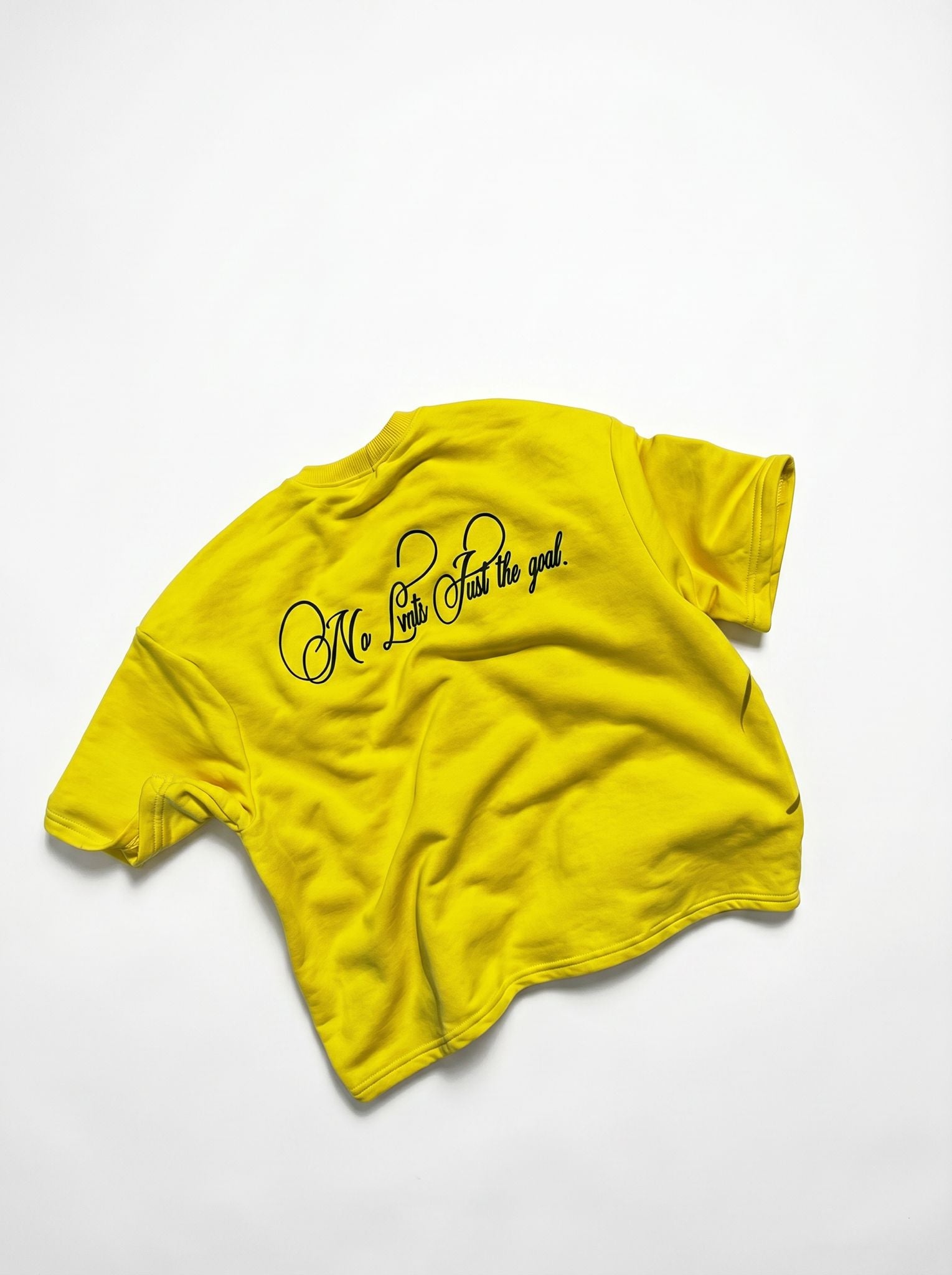 Custom No limits just the goal yellow