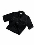 Black armor jeans